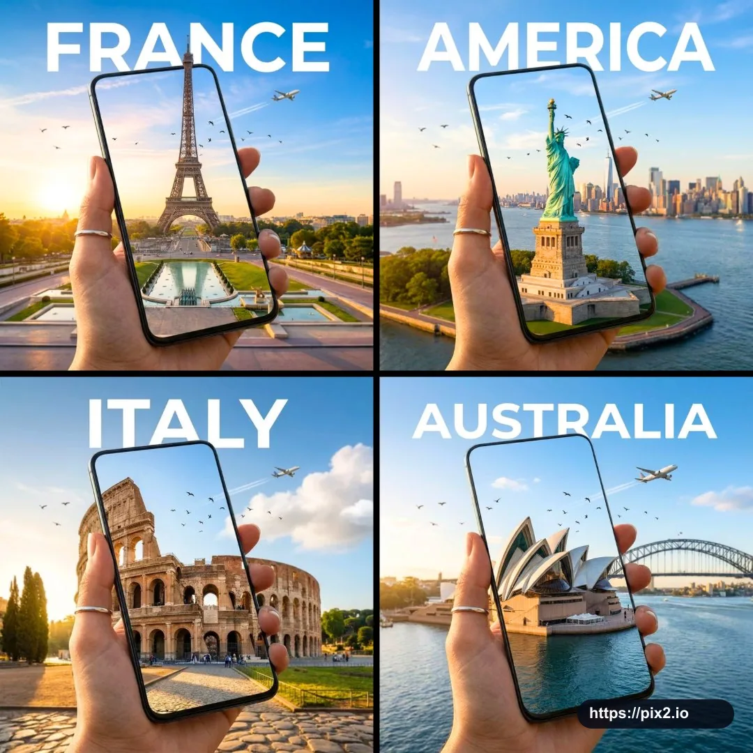 超リアルな旅行広告