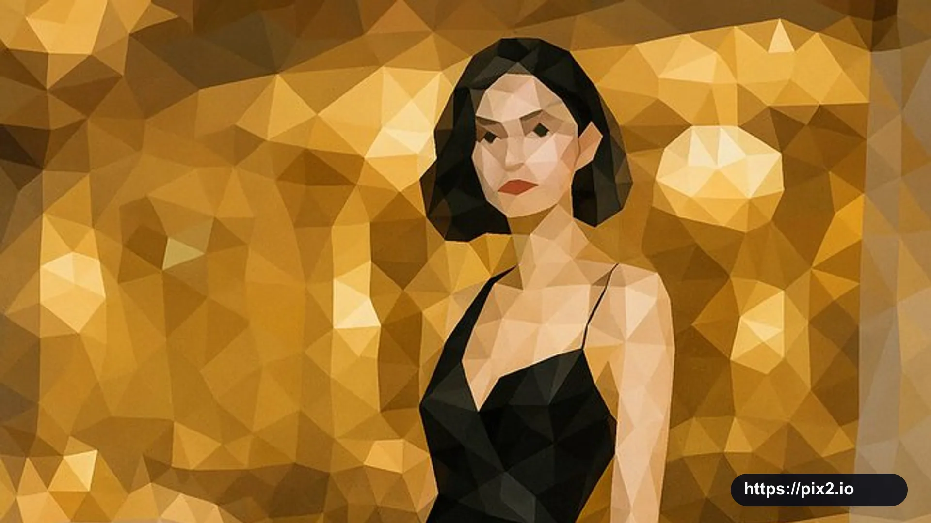 Low Poly Mosaic Style