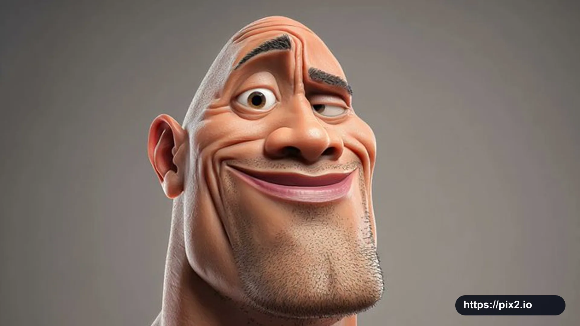 인물을 3D 코믹 포트레이트로 변환